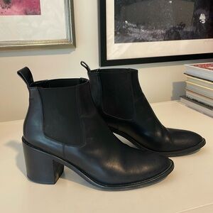 Jenni Kayne Leather Heeled Chelsea Boot